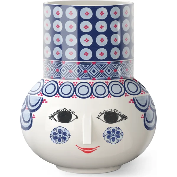 Premium Quality Olga Vase H20 cm Blå