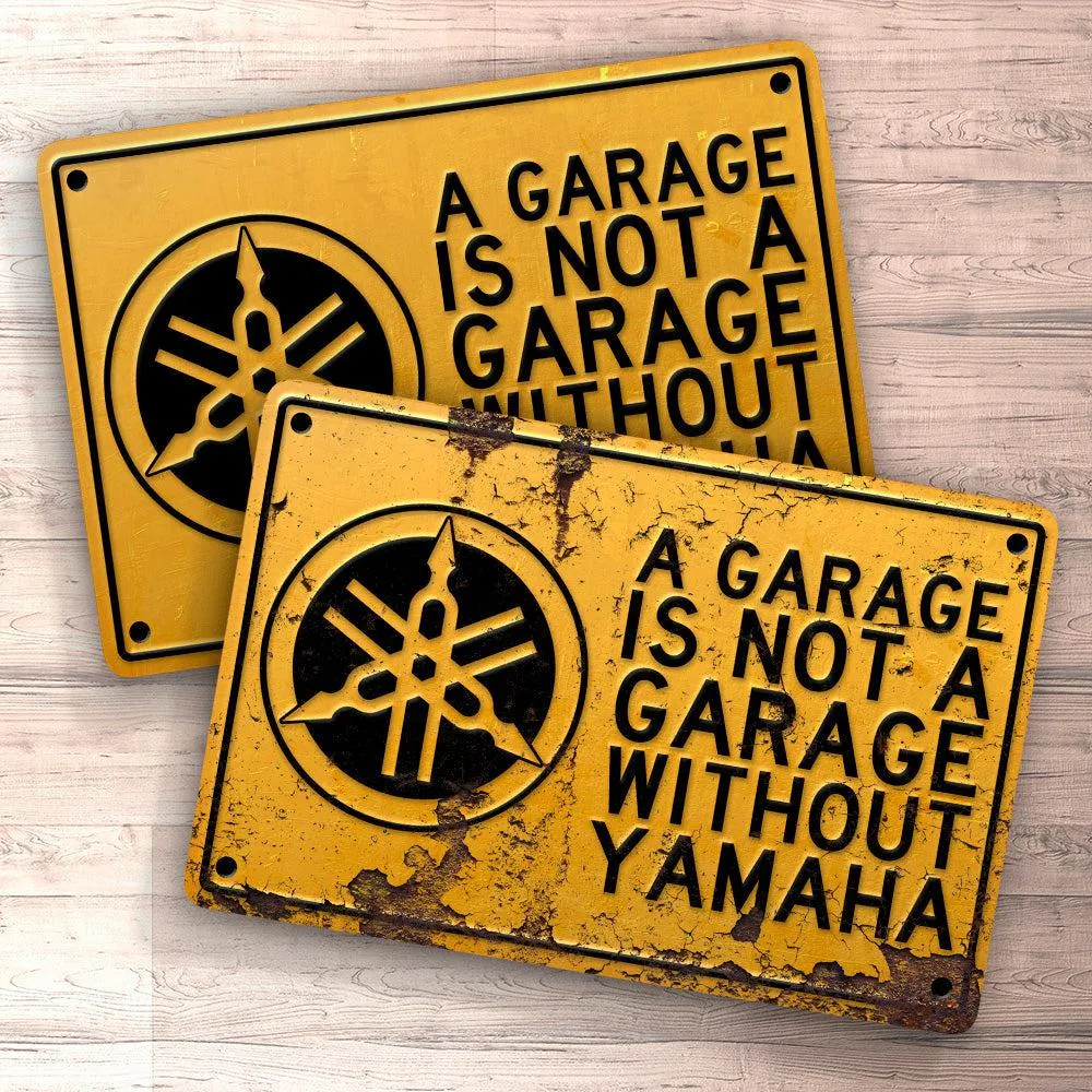 Premium Quality Yamaha Garage Is Not Garage Without Yamaha Skilte, Musemåtte, Dørmåtte