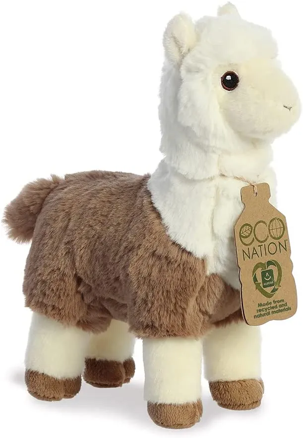 Professional Grade Aurora World Eco Nation Alpaka Bamse 24 cm