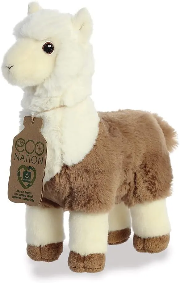 Professional Grade Aurora World Eco Nation Alpaka Bamse 24 cm