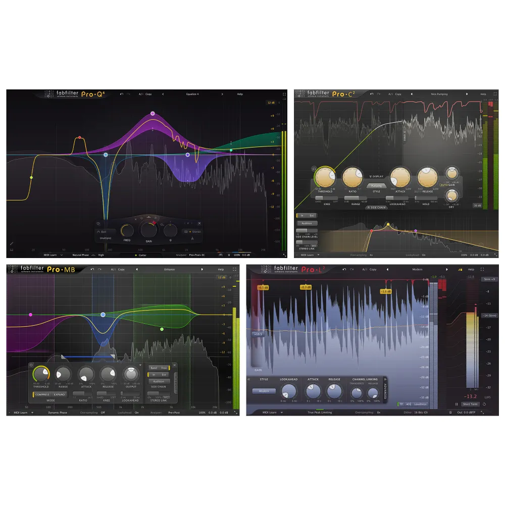 Professional Grade FabFilter Mastering Bundle
