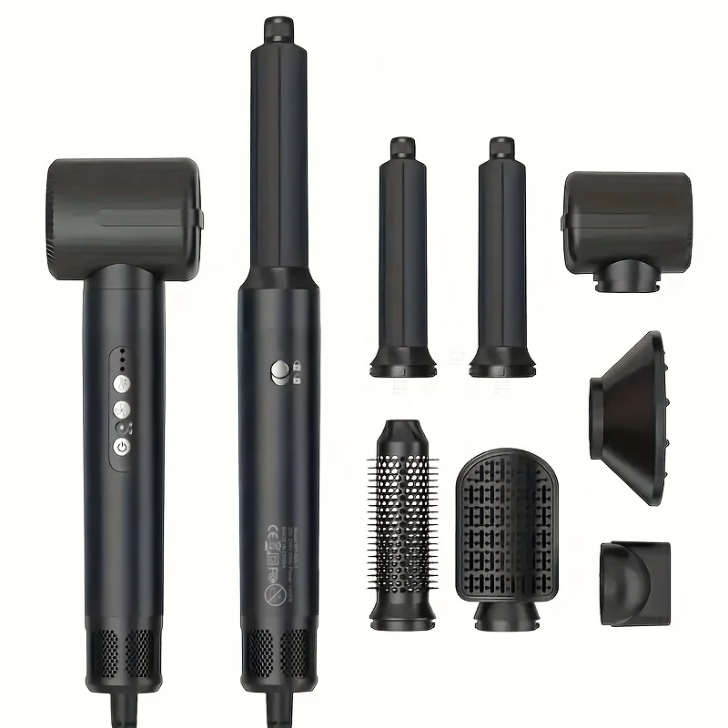 Professional Hair Dryer Set | 7--1 Brushless Styling System White