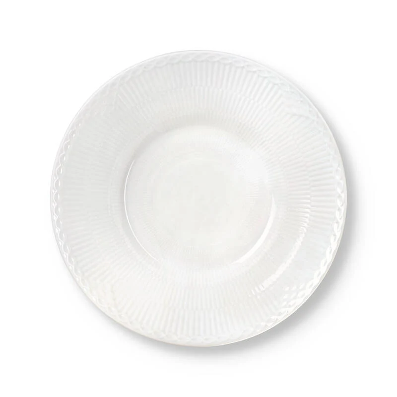 Royal Copenhagen Snow Halvblonde dyb tallerken 24 cm