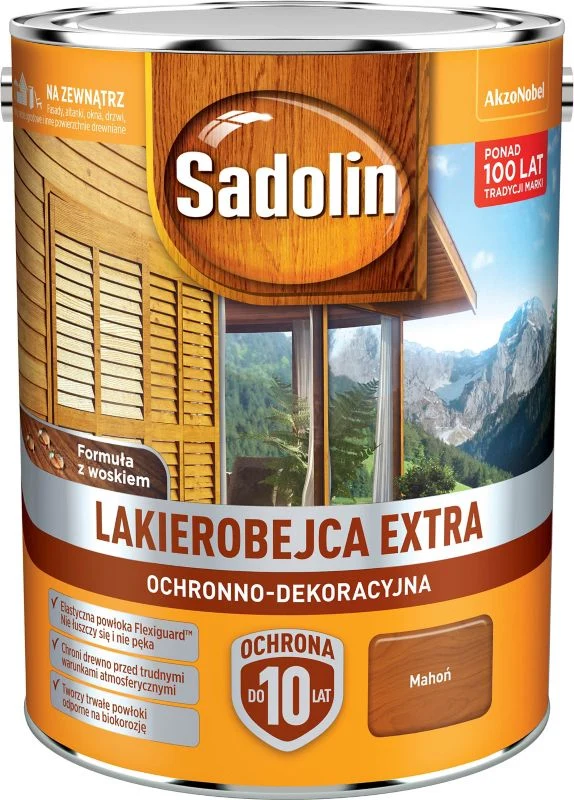 Sadolin Extra lakbejdse mahogany wood 5 l