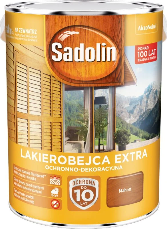 Sadolin Extra lakbejdse mahogany wood 5 l