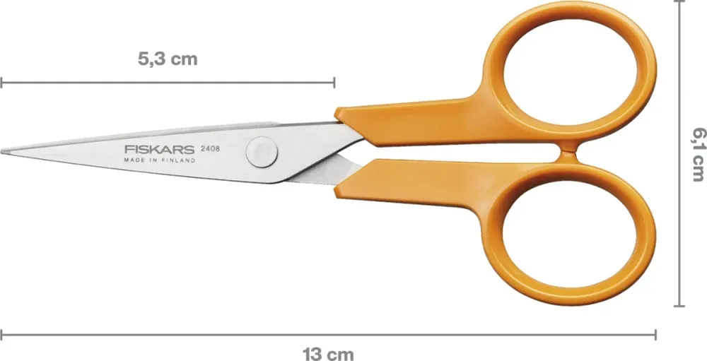 Safety Certified Fiskars Vintage Sysaks 13 cm