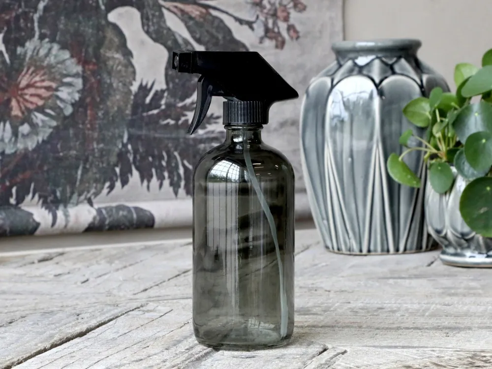 Safety Certified Sprayflaske i glas Graa