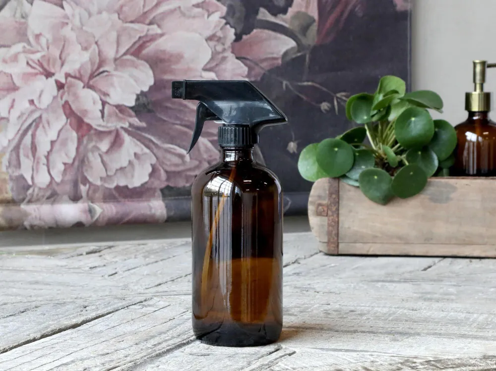 Safety Certified Sprayflaske i glas Graa