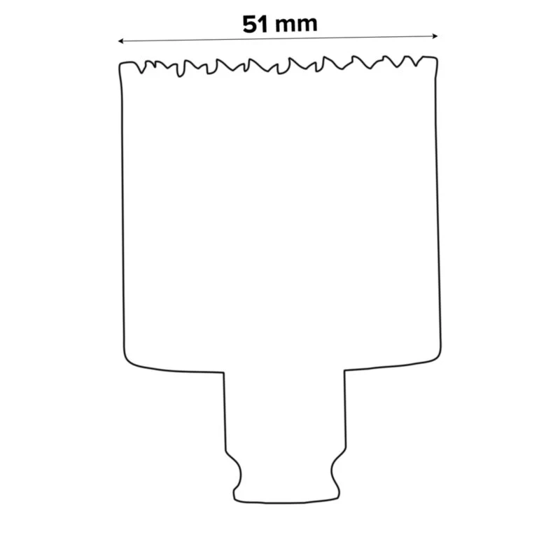 Safety Rated Bimetal-hulsave Bosch 51 mm