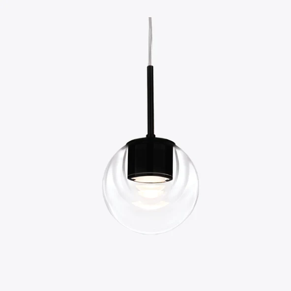 Safety Rated Dew LED pendel Kundalini Sort