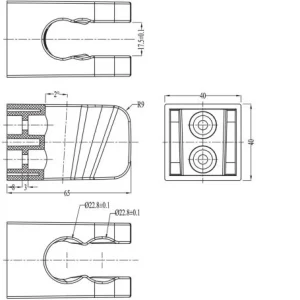 Safety Rated GoodHome Teesta bruseholder i krom