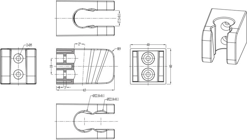 Safety Rated GoodHome Teesta bruseholder i krom