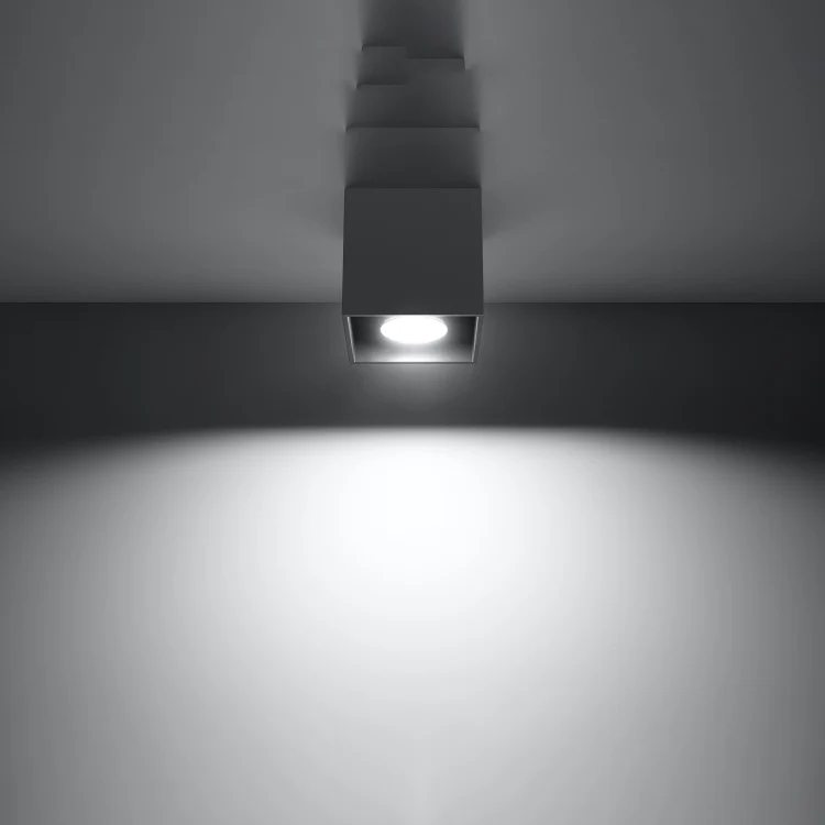 Safety Rated Loftlampe QUAD 1 antracit