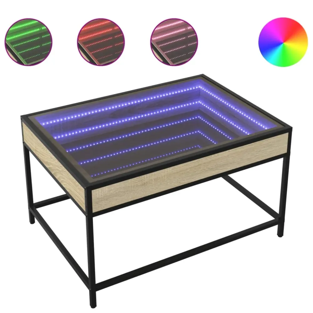 Safety Rated Sofabord Med Infinity Led-Lys 40