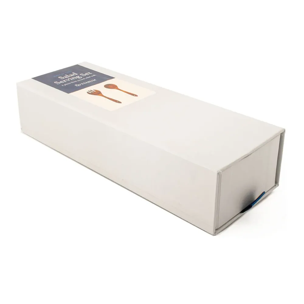 Salatbestik i træ Storage Case