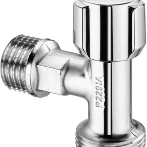 Schell vinkelventil til vaskemaskine med drejeknap 1/2" x 3/4"