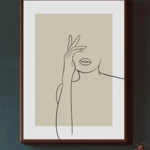 Simple Lines No20 500x700