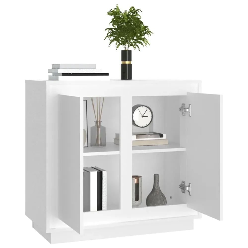 Skænk 80X34X75 Cm Indbygget Træ Graa