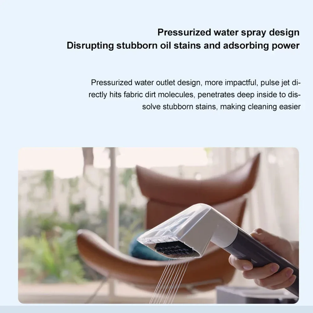 Smart Floor Vacuum Washer | Dual Tank Steam Cleaning System