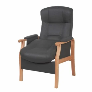 Sorø seniorstol m. sædeløft Brushed Nickel