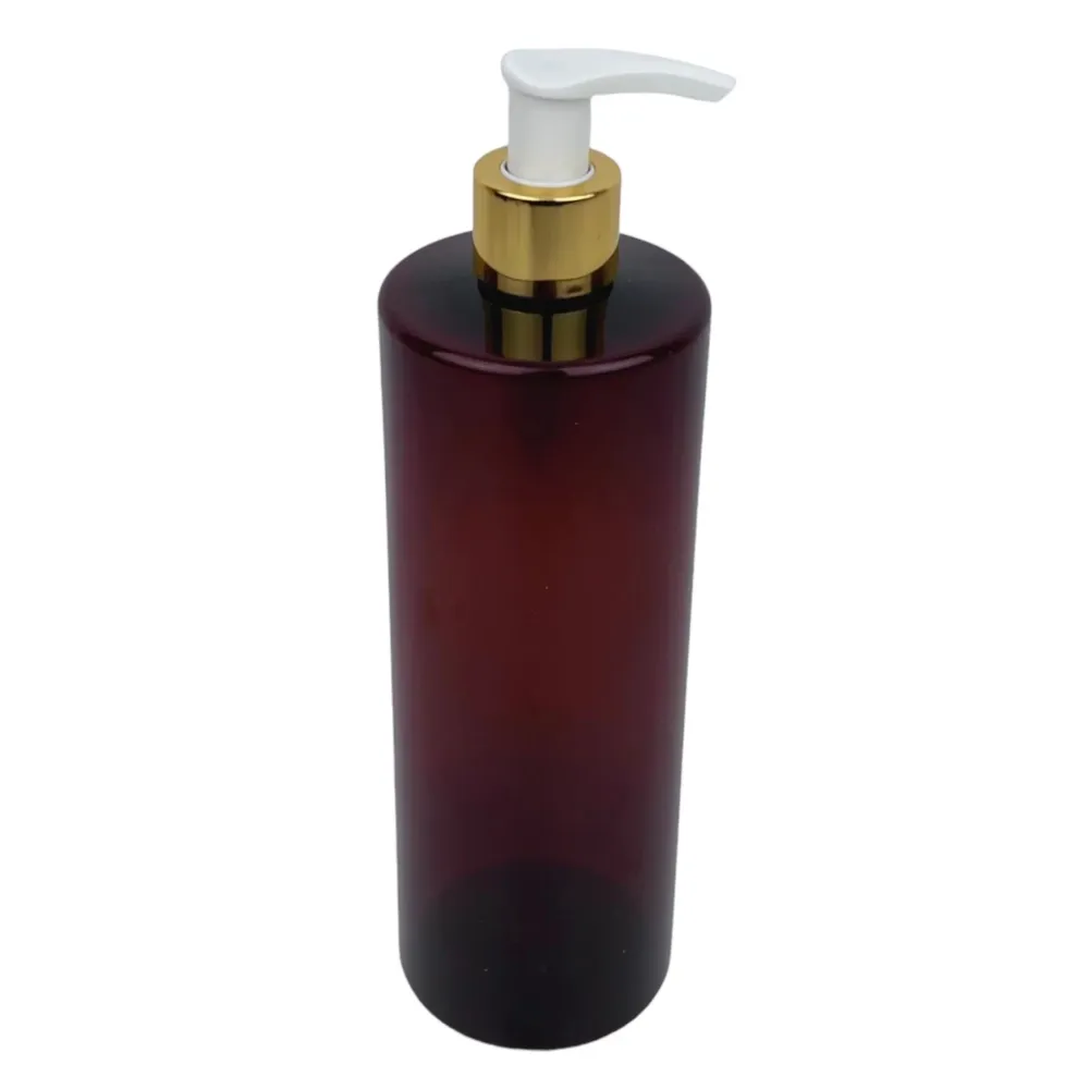 2. SORTERING 500ML AMBER RUND PUMPEFLASKE Sort
