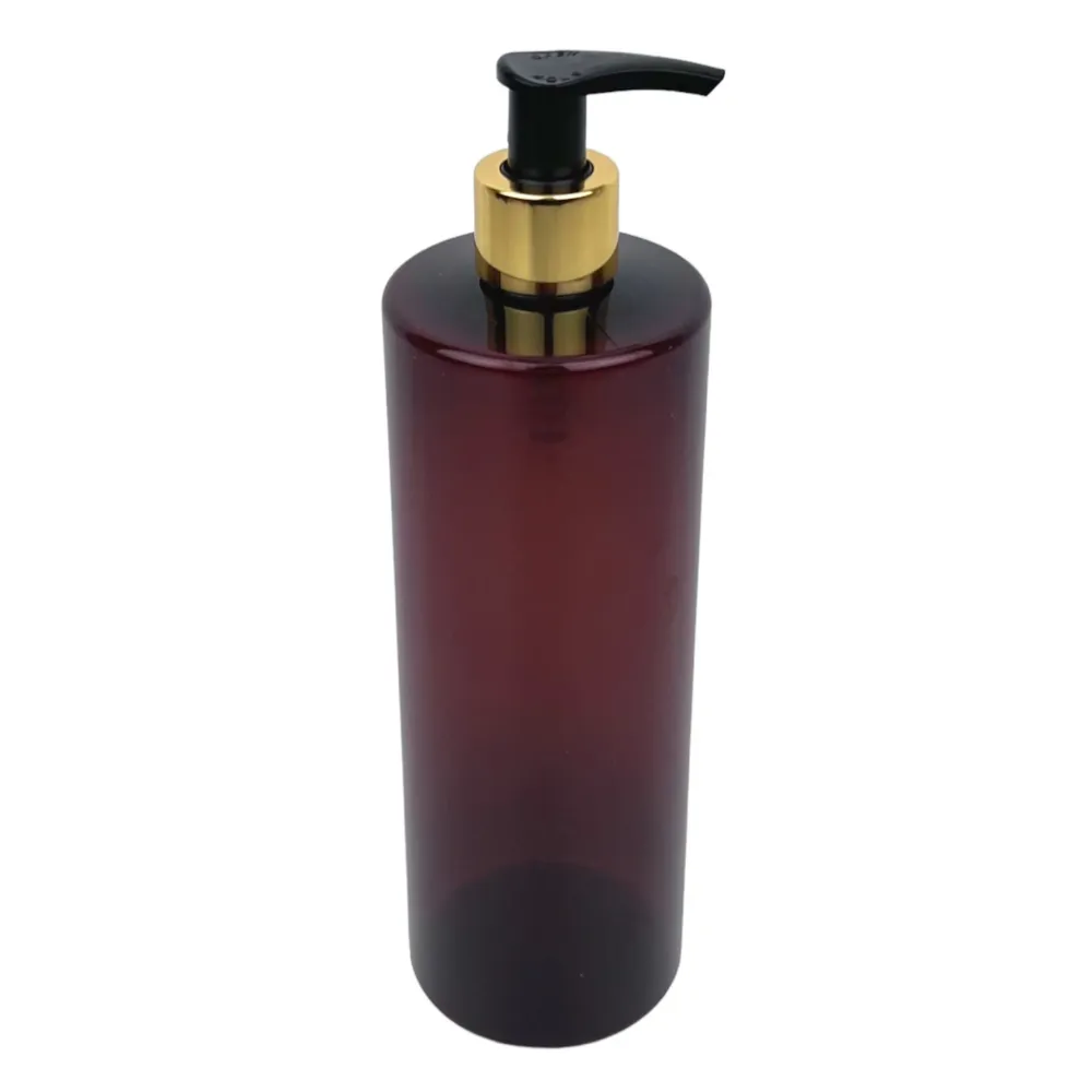 2. SORTERING 500ML AMBER RUND PUMPEFLASKE Sort