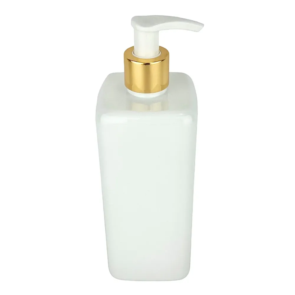 2. SORTERING 500ML IVORY FIRKANTET PUMPEFLASKE Sort