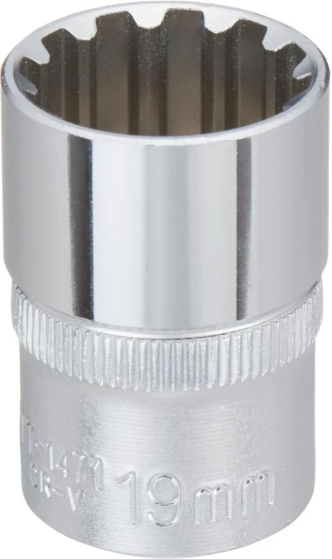 Spline-topnøgle Yato 1/2" 19 x 38 mm