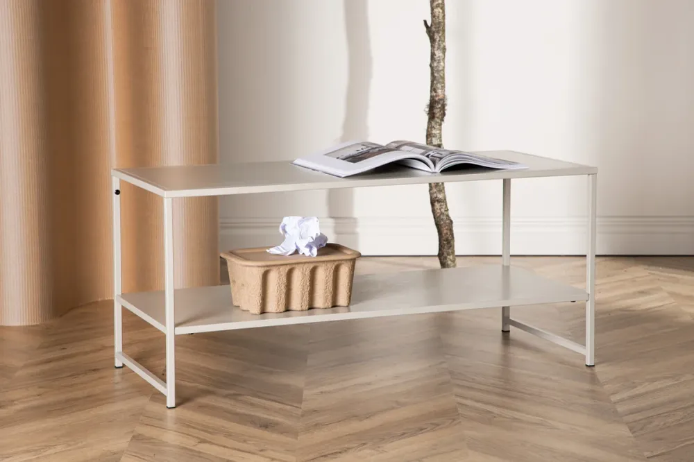 Staal Sidebord 102 x 43 Sand