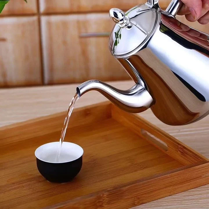 Stainless Steel Induction Kettle | Built- Filter System Gold