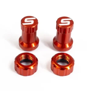 STAN'S TUBELESS VALVE COLOR KIT, TANGERINE