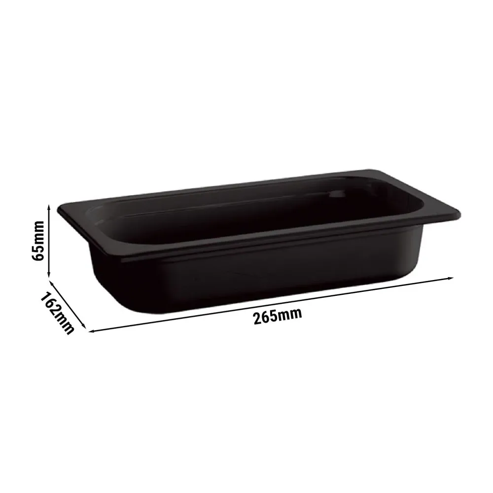 (6 stk.) GN 1/4 beholder - ECOLINE - melamin - 1,35 Liter - dybde: 65mm