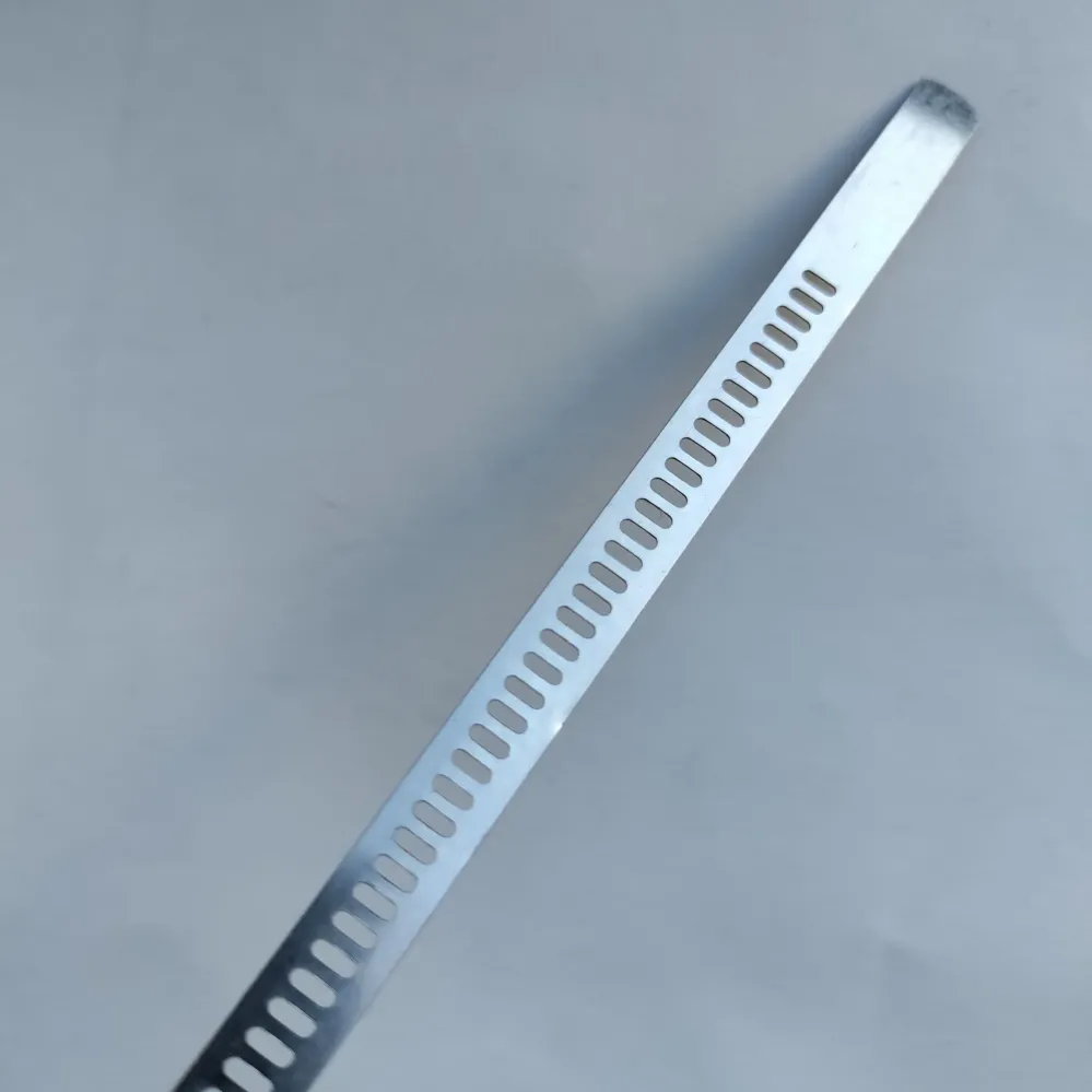 20 stk. durable metal stige SS316 Kabelbinder / strips 7x300 mm