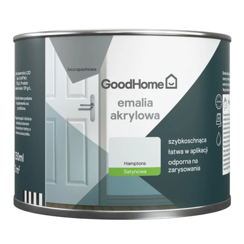 Stud Finder GoodHome Hamptons akryl-emalje, pletbestandig, 0,25 l