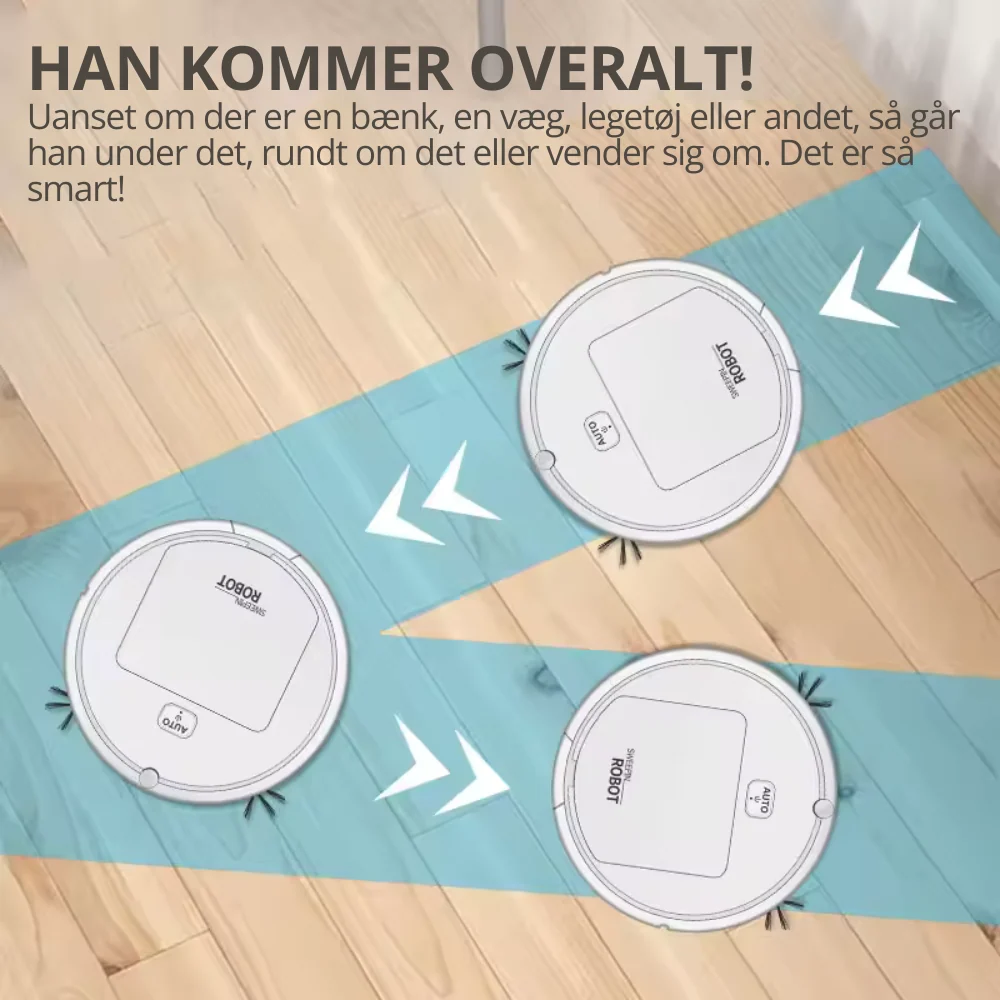 Stud Finder RobotSweeper™ | Altid et rent hus, uden at du behøver at gøre noget det Sort
