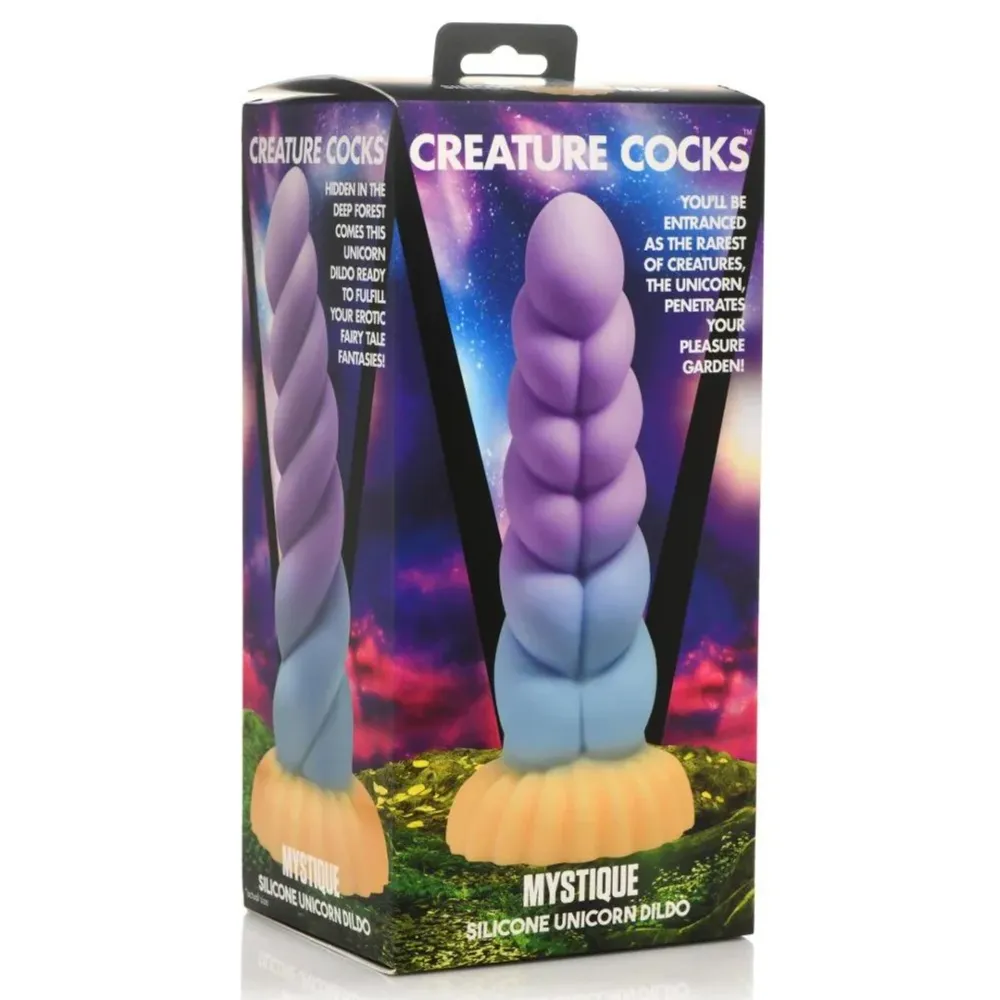 Stud Finder Unicorn Dildo i silikone