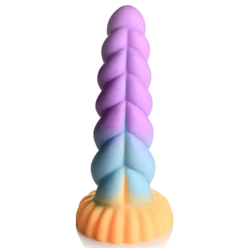 Stud Finder Unicorn Dildo i silikone