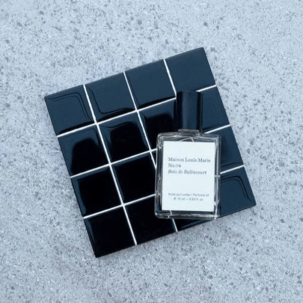 Glass Tile Coaster · Black Canvas Subtle Art Studios