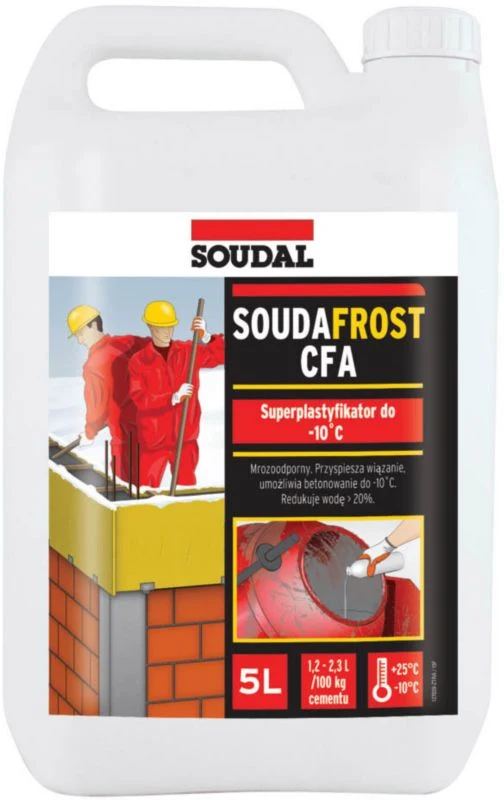 Superplastificerende middel Soudal Soudafrost CFA 5 l 3-Year Service Plan