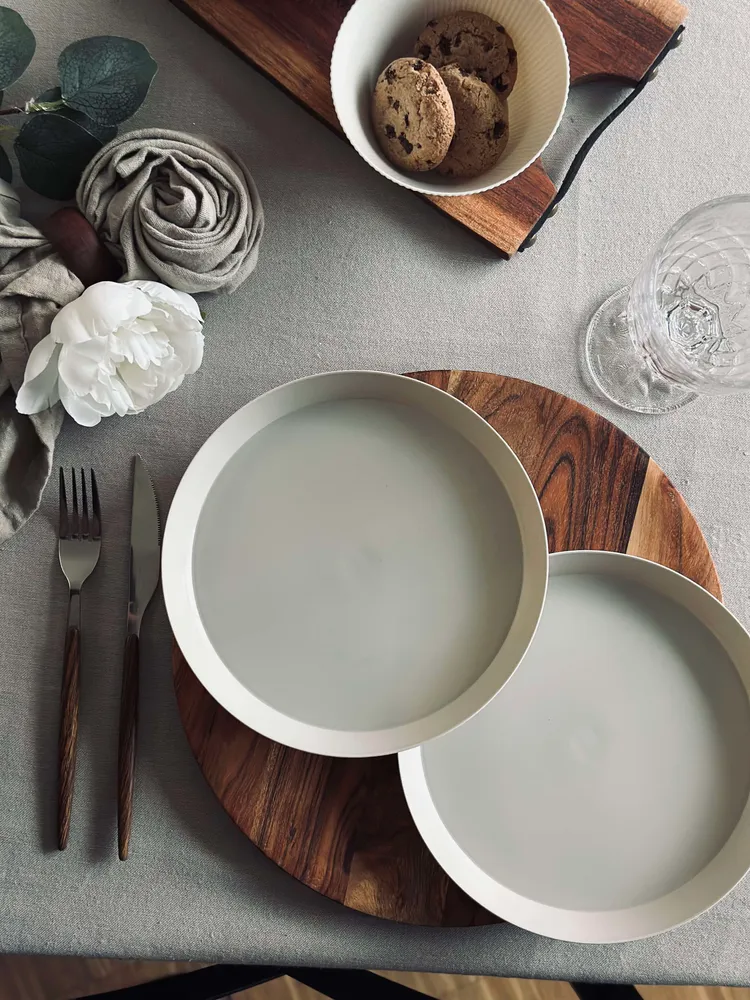 Tallerken Norma 20cm - Taupe 2stk.