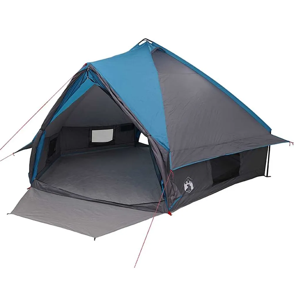 Teepee Telt med tag Blå og grå 490 x 410 x 210 cm
