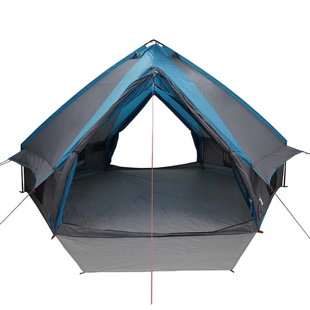 Teepee Telt med tag Blå og grå 490 x 410 x 210 cm