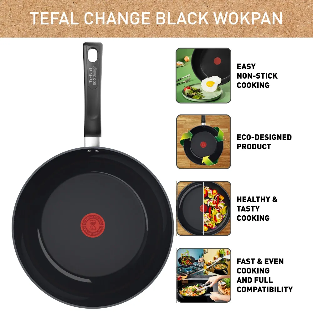 Tefal Tilpas wokpande 28 cm