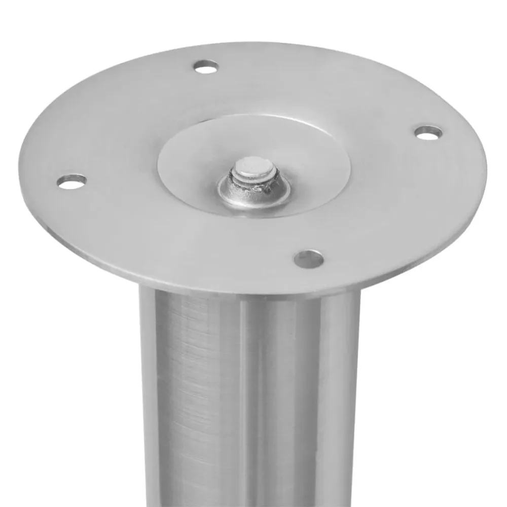 teleskopiske bordben 4 stk. rustfrit metal 710 mm-1100 mm