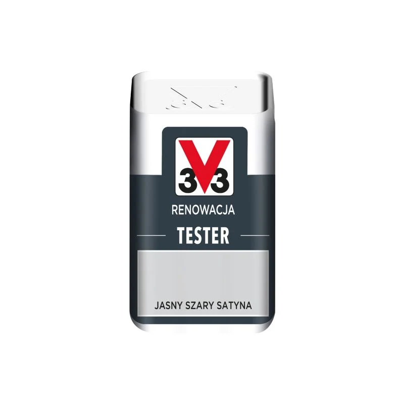 Tester til renoveringsmaling V33 vivid grå satin 0,05 l