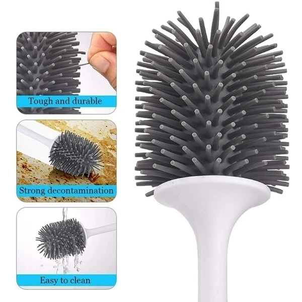 Toalettborste med runt silikonhuvud 40-Piece Bit Set