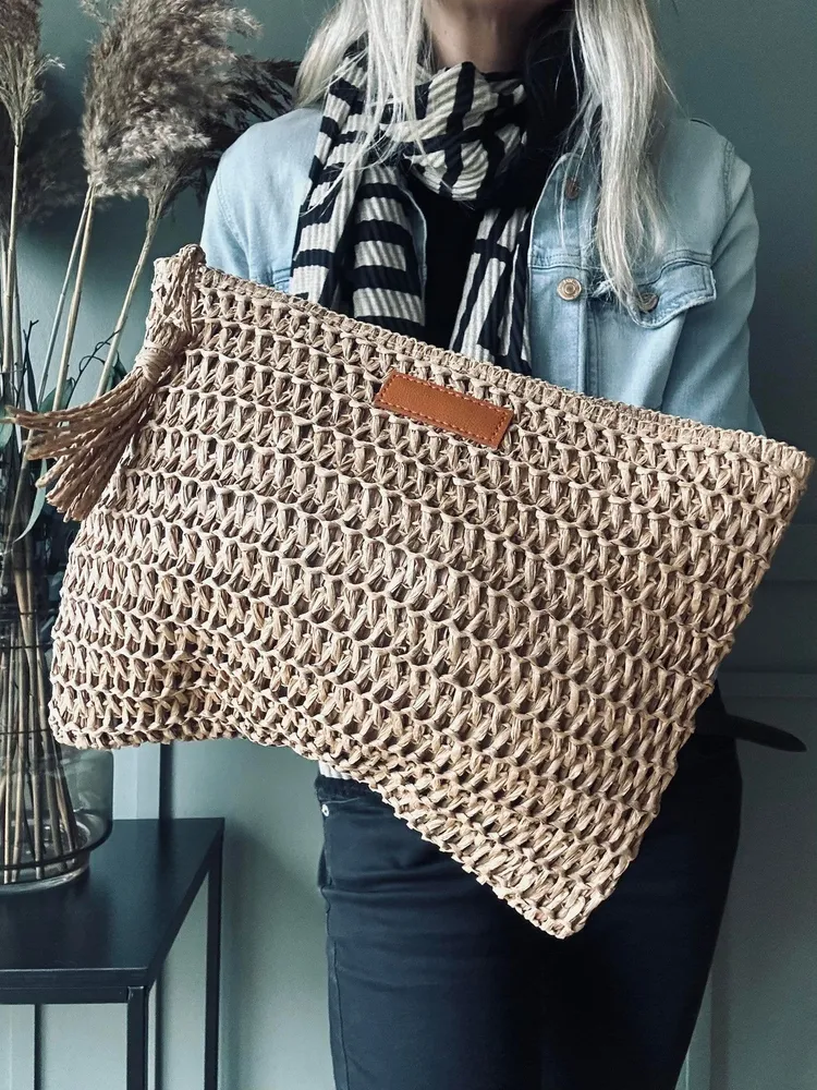 Toilettaske Larisa Taupe DIY Projects
