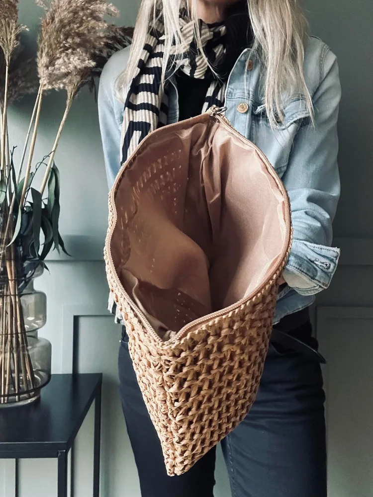 Toilettaske Larisa Taupe DIY Projects