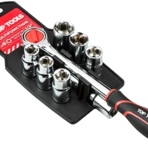 Top Tools sæt med 8 topnøgler 1/2"