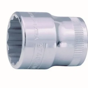 Topnøglehoved 3/8" 19x23mm